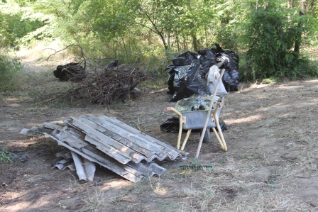 Тбилиссцы очистили от мусора берега реки Кубань