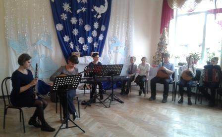В пятой школе состоялся новогодний концерт