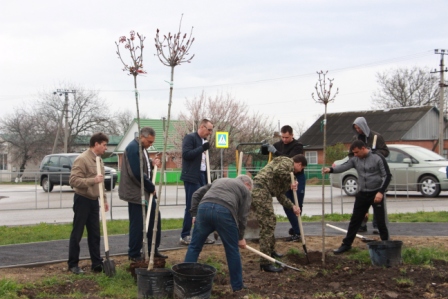 В Тбилисском районе проходит Всекубанский субботник