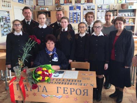 В казачьей школе Тбилисского района открыли Парту Героя