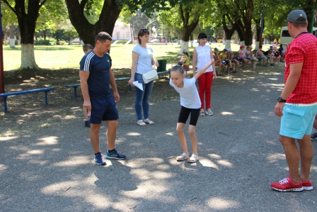 В Тбилисской прошел спортивный праздник для детей