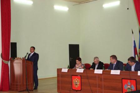 Инаугурация главы Ванновского сельского поселения прошла в Тбилисском районе Инаугурация главы Ванновского сельского поселения прошла в Тбилисском районе