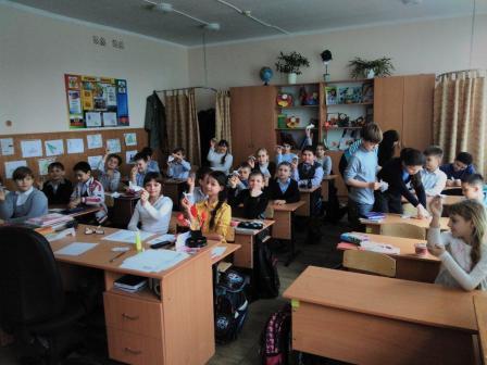 В седьмой школе состоялась игра «Мы – патриоты России»