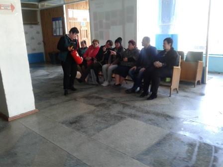 В двух культурно-досуговых центрах района прошли занятия по пожарной безопасности