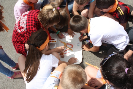 На один день дети из школьного лагеря «Солнышко» стали пиратами