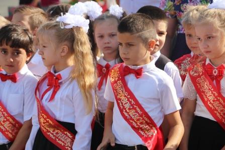 В Тбилисском районе прошёл парад первоклассников