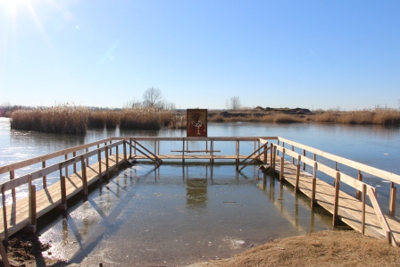 Глава района осмотрел места крещенских купаний