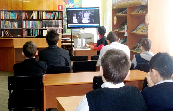 в Тбилисской центральной детской библиотеке 