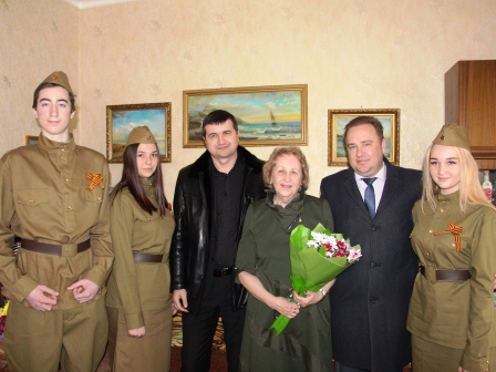 В Тбилисском районе блокадников поздравили с 75-летием снятия блокады Ленинграда