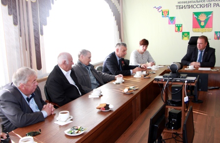 Глава района встретился с ликвидаторами чернобыльской аварии