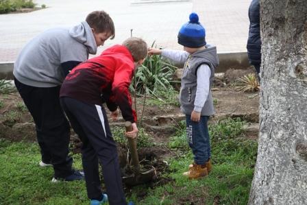 В Песчаном поселении прошла акция «Сирень 45 года»