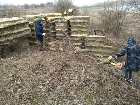Проведена очередная архивно-поисковая экспедиция на линию обороны вдоль берега реки Кубань в годы великой Отечественной войны