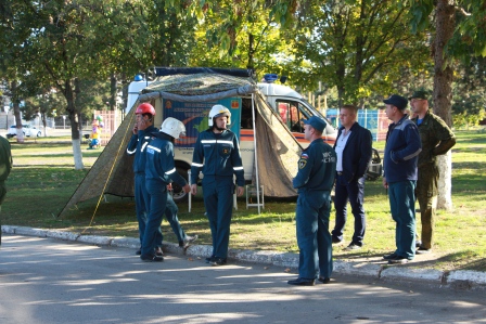 В Тбилисском районе прошла штабная тренировка по гражданской обороне