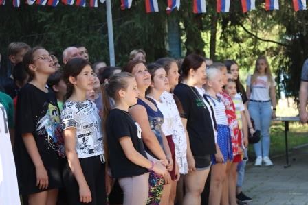 Школьники Тбилисского района принимают участие в многодневном туристическом походе