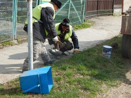 В Тбилисской заменили мусорные урны
