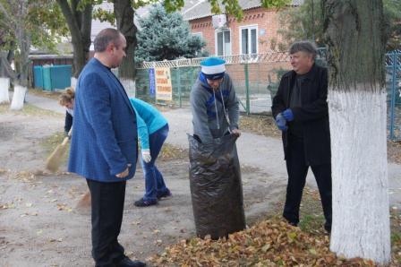 В Тбилисском районе прошел массовый субботник