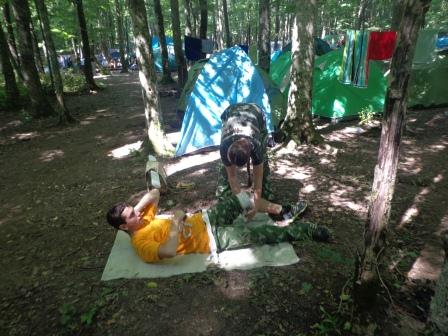 Тбилисцы заняли второе место в краевой военно-спортивной игре «Зарница»