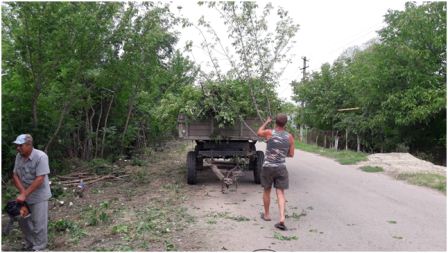 В станице Ловлинской прошел субботник