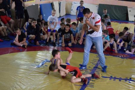 Открытое первенство по вольной борьбе прошло в Тбилисском районе