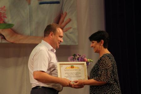 Медицинские работники Тбилисского района принимают поздравления