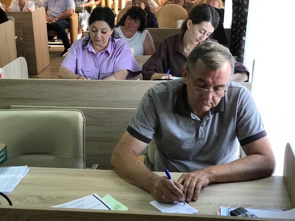 Обучение организаторов выборов Тбилисского района