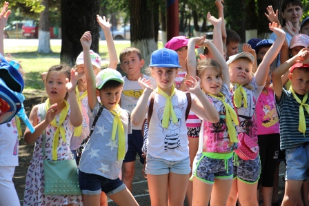 В Тбилисской прошел спортивный праздник для детей