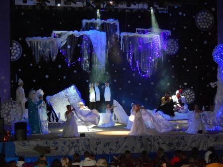 «Снежная история» для маленьких тбилисцев