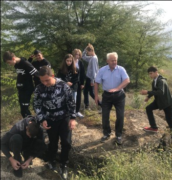 Ветеран провел выездной урок истории для школьников хутора Северин 