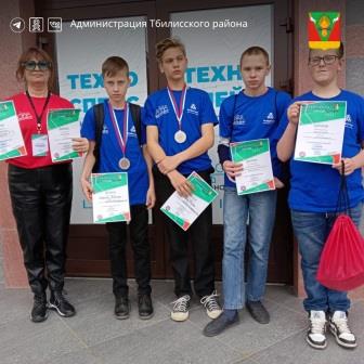 Команда Тбилисского района заняла 2 место