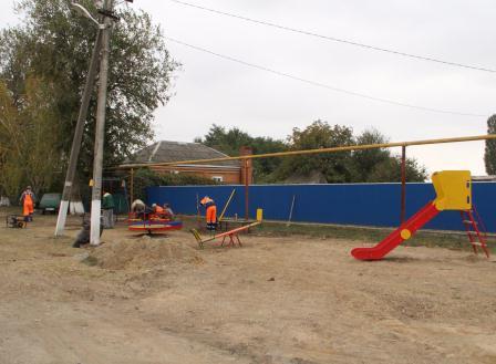Детская площадка появится на улице Буденного в хуторе Северин 