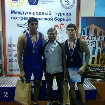 Две медали завоевали тбилисские спортсмены на Международном турнире по греко-римской борьбе в Калининграде