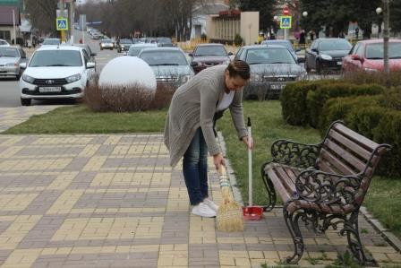 В Тбилисской состоялся субботник