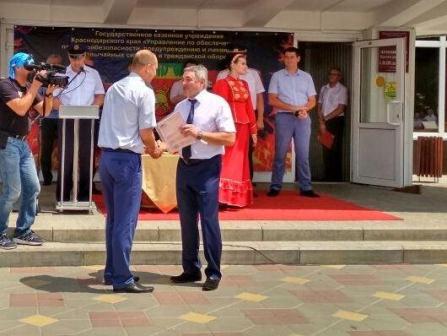 «Службе по делам ГО и ЧС» Тбилисского района подарили авто