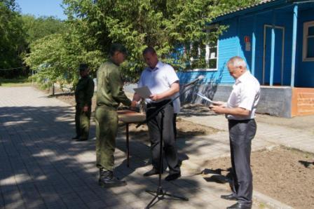 закрытие учебных сборов обучающихся 10 классов