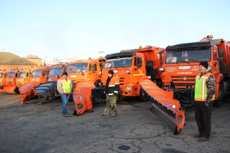 В Тбилисском районе проверили готовность снегоуборочной техники