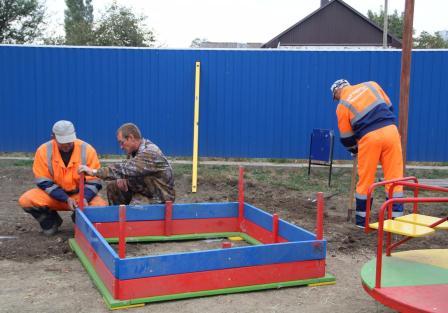 Детская площадка появится на улице Буденного в хуторе Северин 