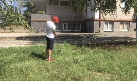 На субботнике