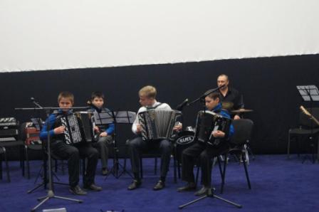 Сольный концерт юного баяниста