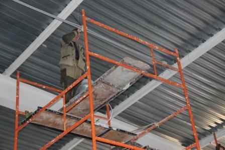 В тбилисском спорткомплексе идут работы полным ходом