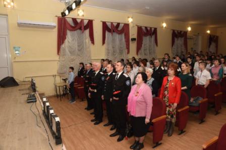 В Тбилисской прошло тематическое мероприятие, посвященное 190-летию подвига сотни Андрея Гречишкина