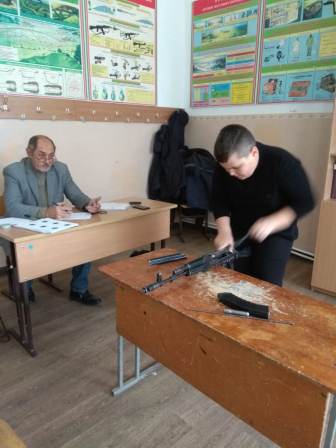 В первой школе прошли соревнования по стрельбе