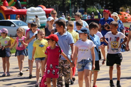 В Тбилисском районе отметили День защиты детей 