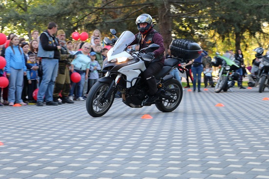 В Тбилисском районе прошел епархиальный мотопробег